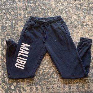 Navy Blue Brandy Melville Sweatpants!